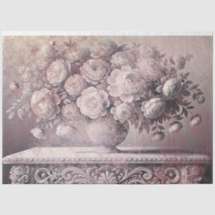 Papier Mousseline Les fleurs baroques