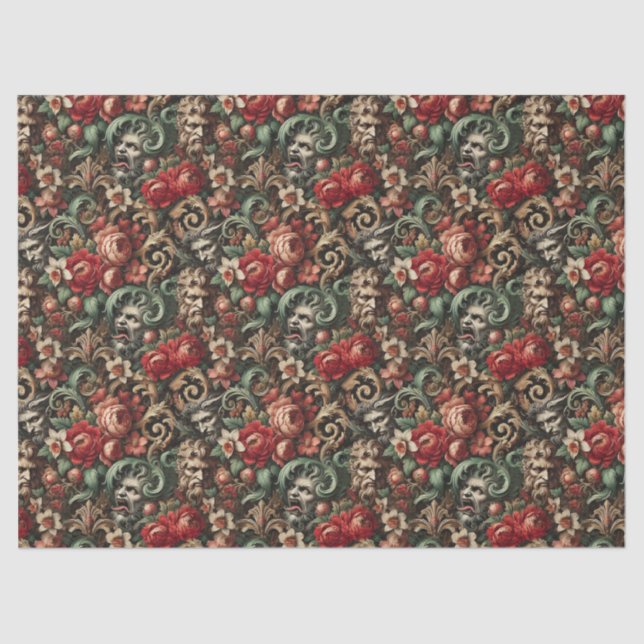 Papier Mousseline Les frères verts - gothique victorien (Recto)