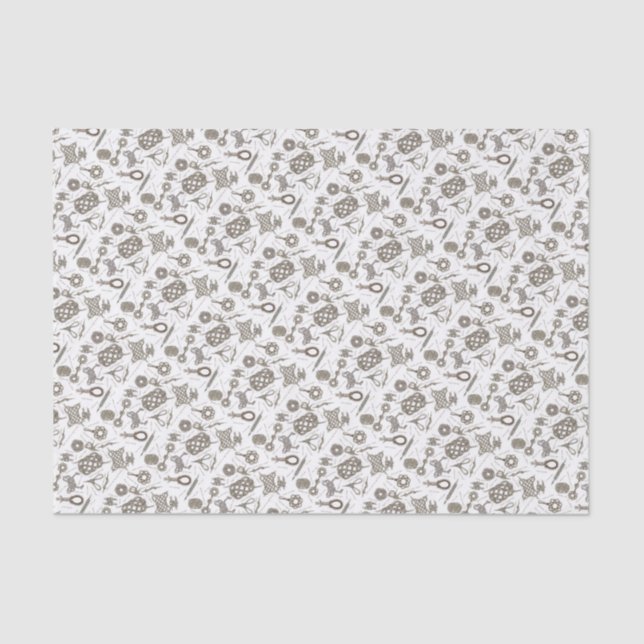 Papier Mousseline les noeuds nautiques des fernandes élégants (Recto)