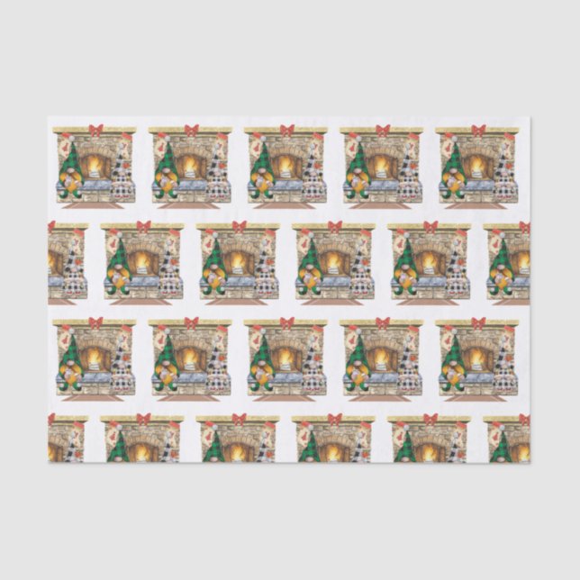 Papier Mousseline Les nomes à la maison (Recto)