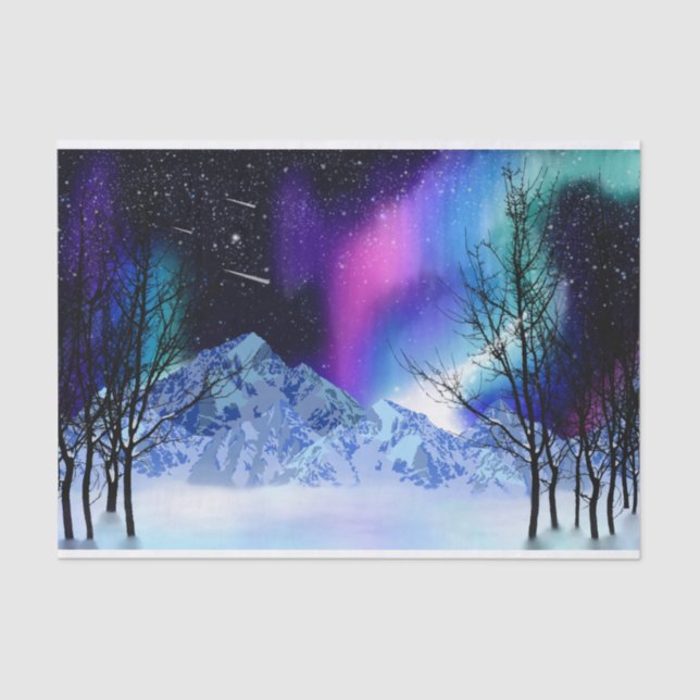 Papier Mousseline Les points forts de l'hiver (Recto)