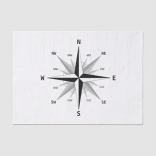 Papier Mousseline Les quatre directions cardinales -