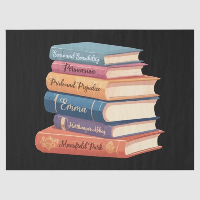 Papier Mousseline Les romans de Jane Austen VII (Recto)