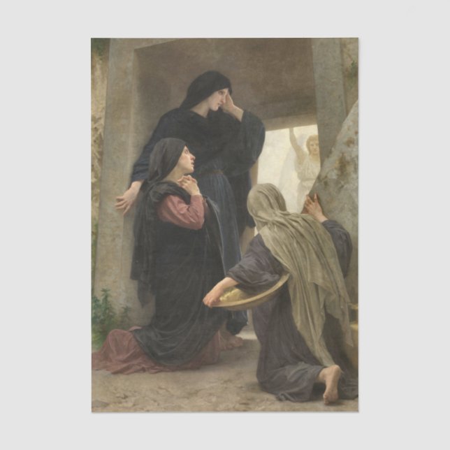 Papier Mousseline Les Saintes Femmes par William Bouguereau (Recto)