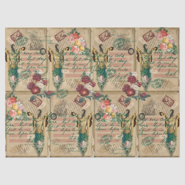 Papier Mousseline Lettre à mon autre auto-Steampunk Art Thématique (Recto)