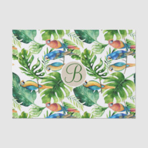 Papier Mousseline LETTRE CHIC Feuille CHIC MONOGRAPHIQUE ORIGINALE