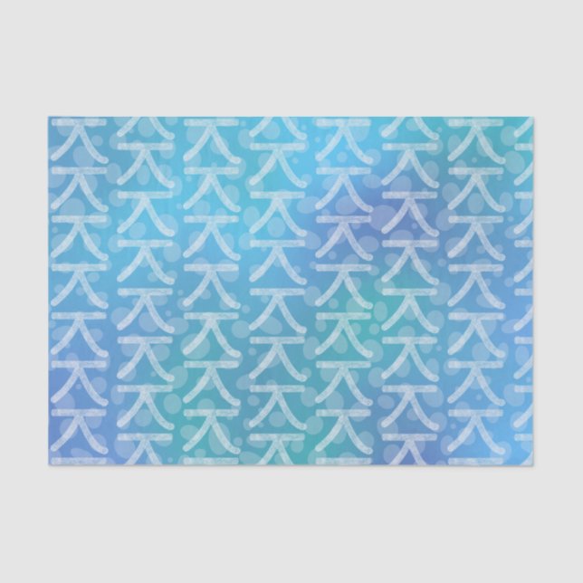 PAPIER MOUSSELINE LETTRE HANGÛL CORÉE JAÏ (Recto)