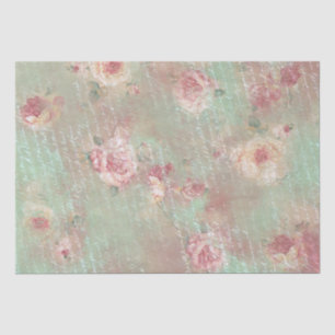 Papier Mousseline LETTRE vintage LETTRE CHIC Shabby TISTE DÉBOUPAGE