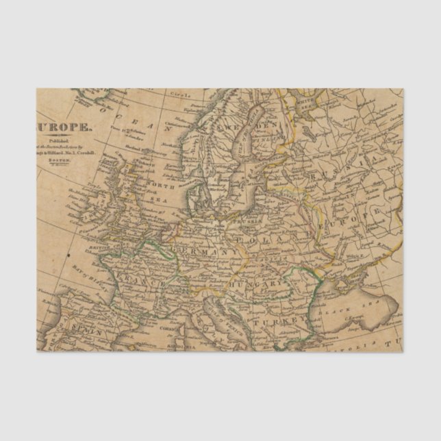 Papier Mousseline L'Europe 22 (Recto)