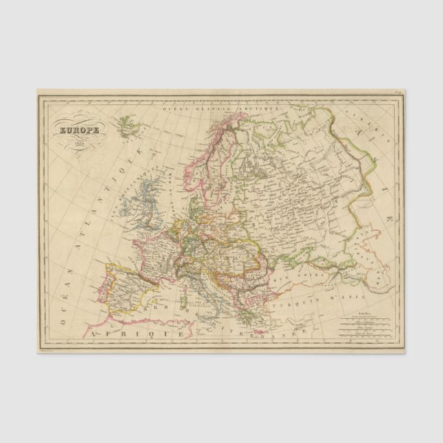 Papier Mousseline L'Europe 27 (Recto)