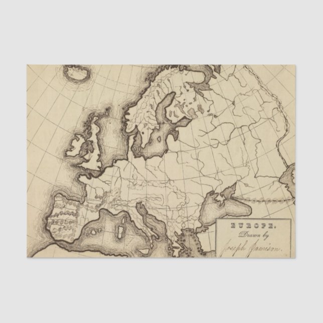 Papier Mousseline L'Europe 45 (Recto)