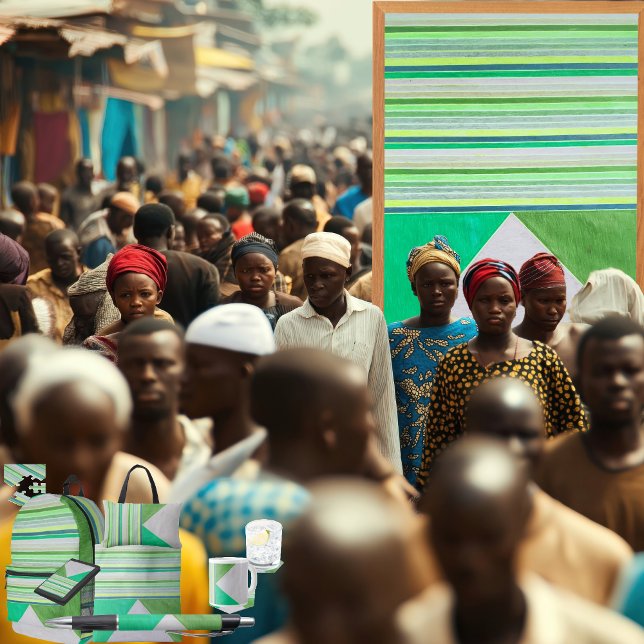 Papier Mousseline "Levels" (Get the full “Levels” collection at: https://bit.ly/SmartArtIIZazzle. )