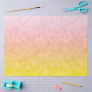 Papier Mousseline Lever de soleil dans des cieux de barbe à papa