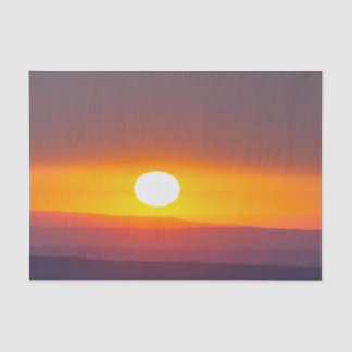 Papier Mousseline Lever de soleil en Dordogne