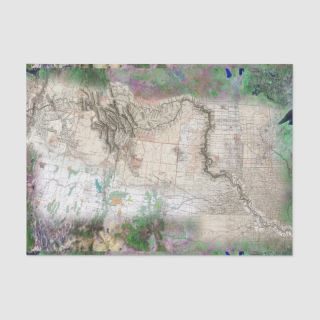 Papier Mousseline Lewis et Clark (Recto)