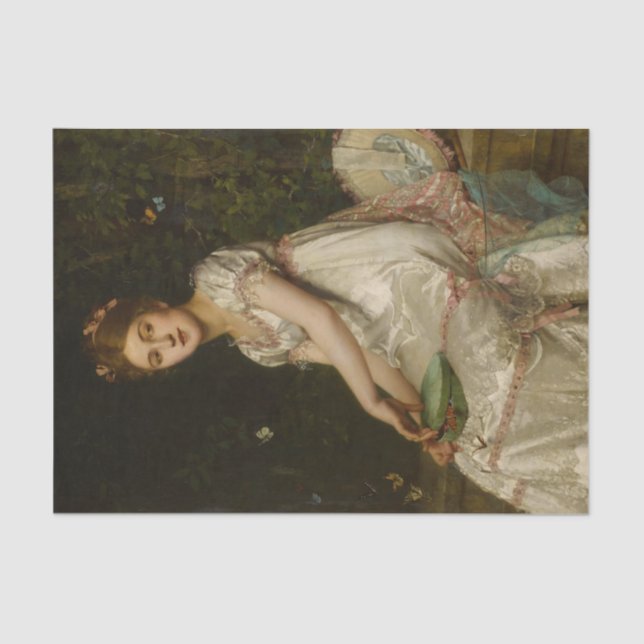 Papier Mousseline Libération des papillons par Emile Villa (Recto)