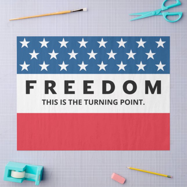 Papier Mousseline Liberté Un Véritable Patriote (Artisanat)