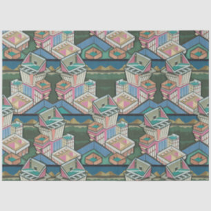 Papier Mousseline Licorice alltrie collage 3D en daim