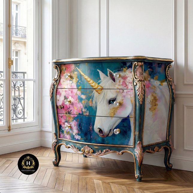 Papier Mousseline Licorne Céleste Enchantée Découpage (Créateur téléchargé)