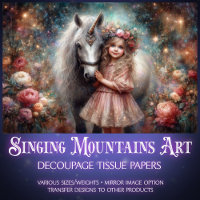 Licorne et fille de découpage d'amitié magique