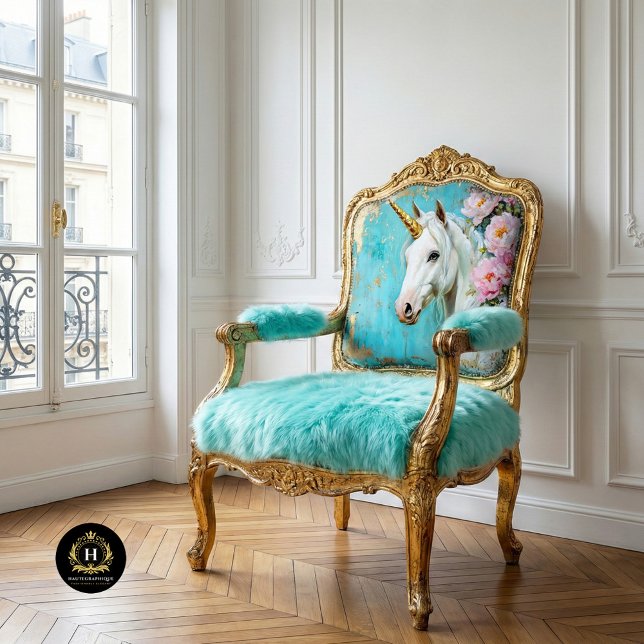 Papier Mousseline Licorne Fleurie Pastel Découpage (Créateur téléchargé)