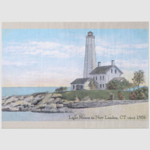 Papier Mousseline Light House New London CT