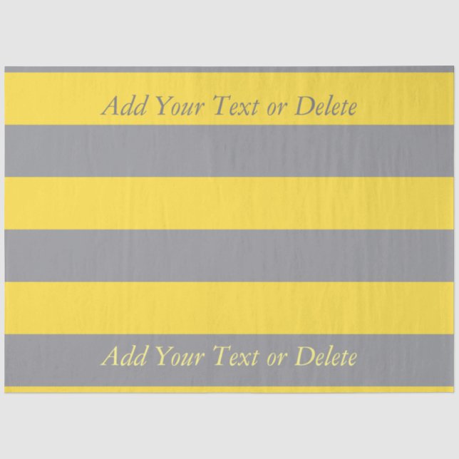 Papier Mousseline Light Yellow and Soft Gray Customize (Recto)