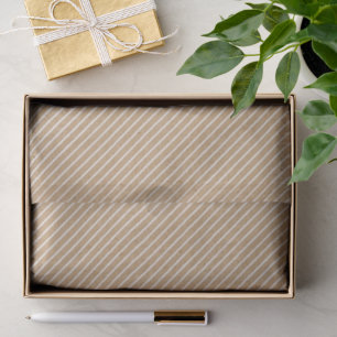 Papier Mousseline Lignes blanches simples sur Faux Rustique Brown Kr