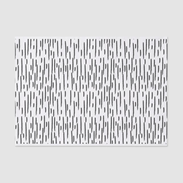 Papier Mousseline Lignes de Doodle dessinées à la main (Recto)