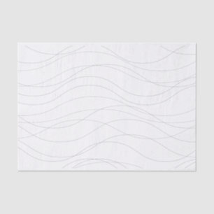 Papier Mousseline Lignes graphiques ondulées modernes, simples, chic