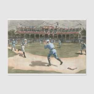 Papier Mousseline Ligue nationale de baseball 1886