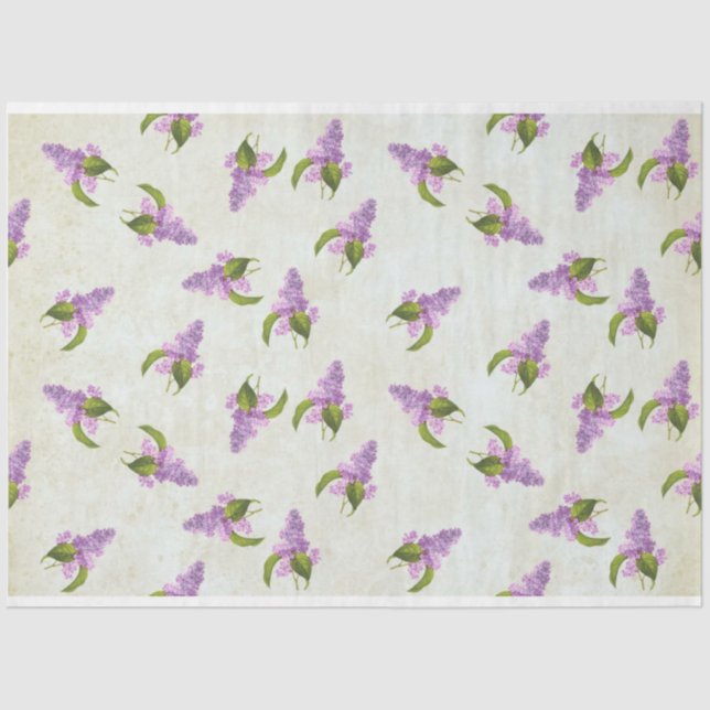 Papier Mousseline Lilac Days Design Series 4 (Recto)