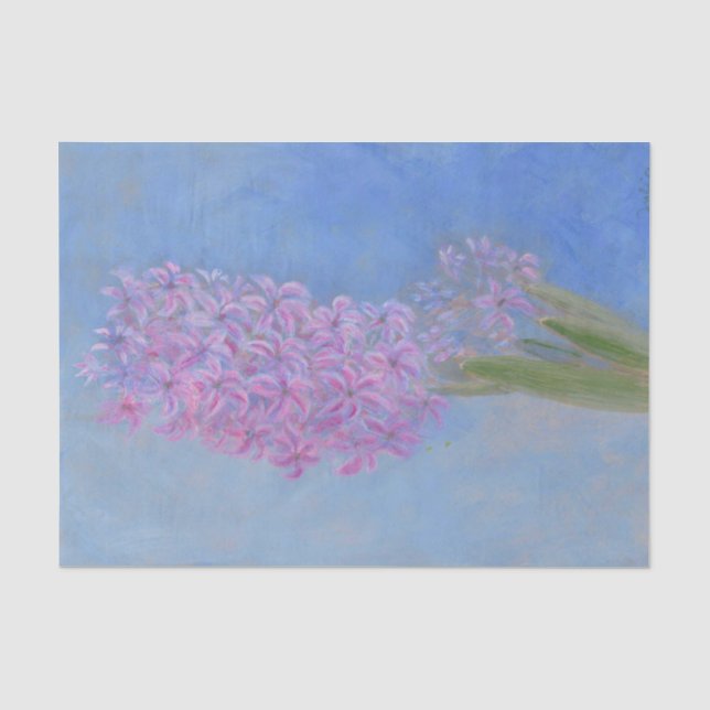 Papier Mousseline Lilac rose Hyacinth (Recto)