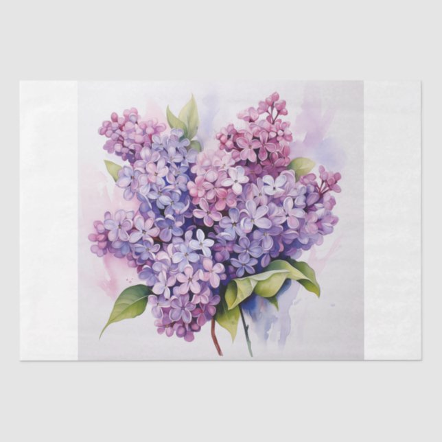 Papier Mousseline Lilacs (Recto)