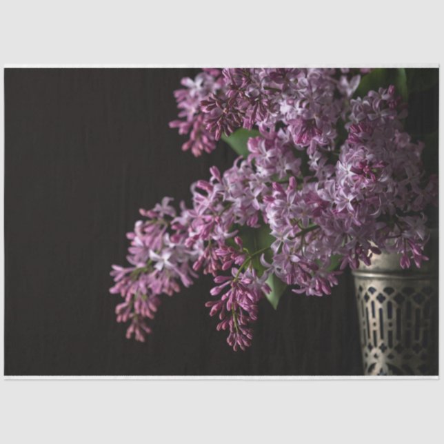 Papier Mousseline Lilacs, papier de 18 livres (Recto)