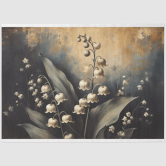 Papier Mousseline Lilly de la Vallée Découpage Tissu Papier