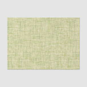 Papier Mousseline Lin vert