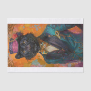 Papier Mousseline Lion noir rare5