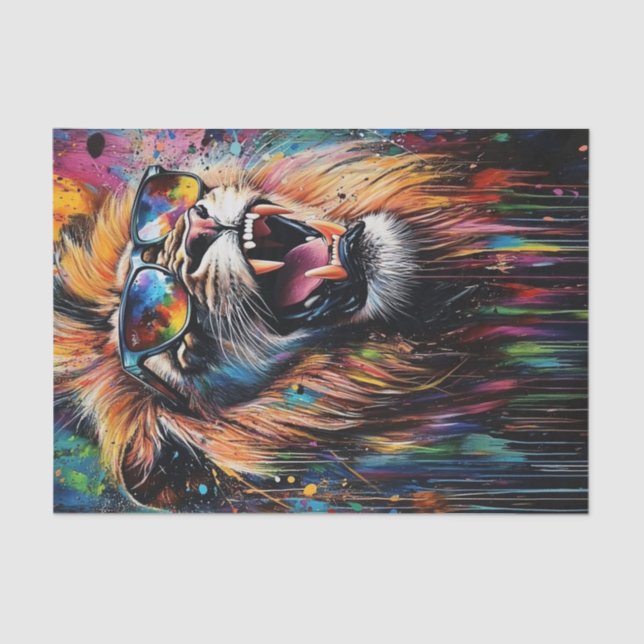 Papier Mousseline Lion's Den15 (Recto)