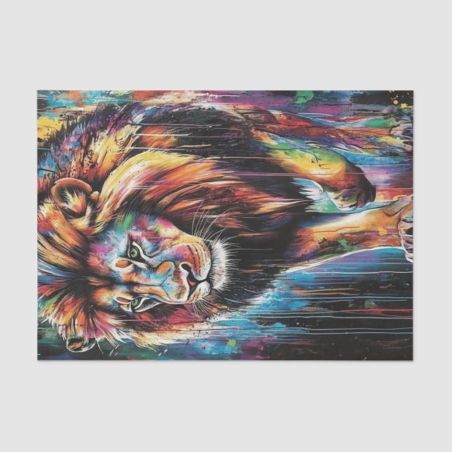 Papier Mousseline Lion's Den3 (Recto)