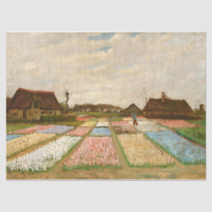 Papier Mousseline Lits à fleurs en Hollande par Vincent Van Gogh