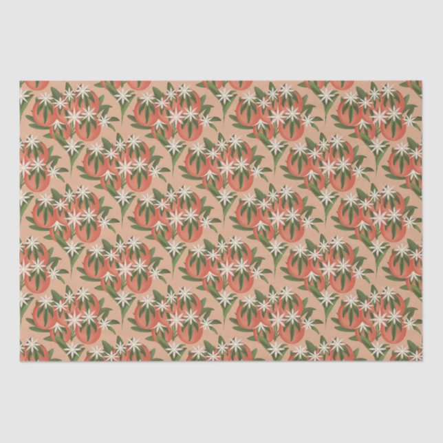 Papier Mousseline Little Cutie Clementine Rose (Recto)