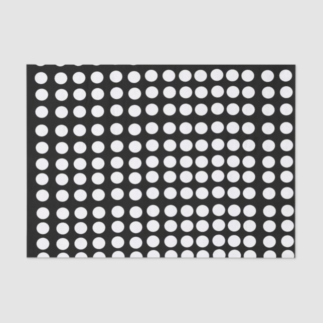 Papier Mousseline Livre blanc Pois (Recto)