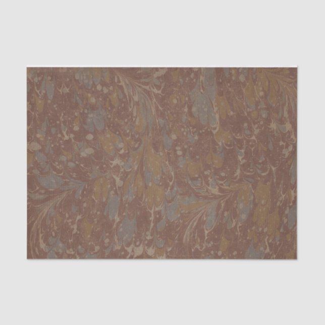 Papier Mousseline Livre Motif antique II (Recto)