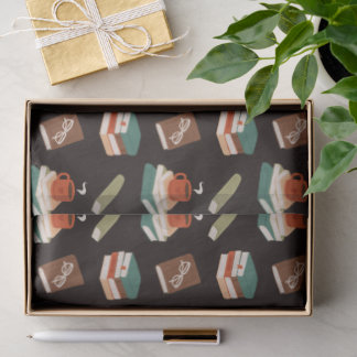 Papier Mousseline Livres Confortables et Lecture de Café