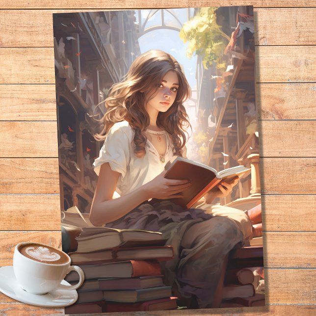 Papier Mousseline Livres de lecture pour filles 3 papier de découpag (Créateur téléchargé)