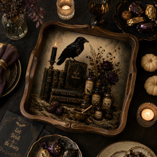 Papier Mousseline Livres de sorts de l'Apothicaire Gothique Raven Ro