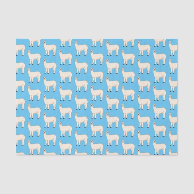 Papier Mousseline Llama (Recto)