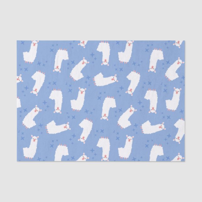 Papier Mousseline Llamas (Recto)