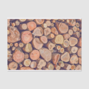 Papier Mousseline Loges de bois